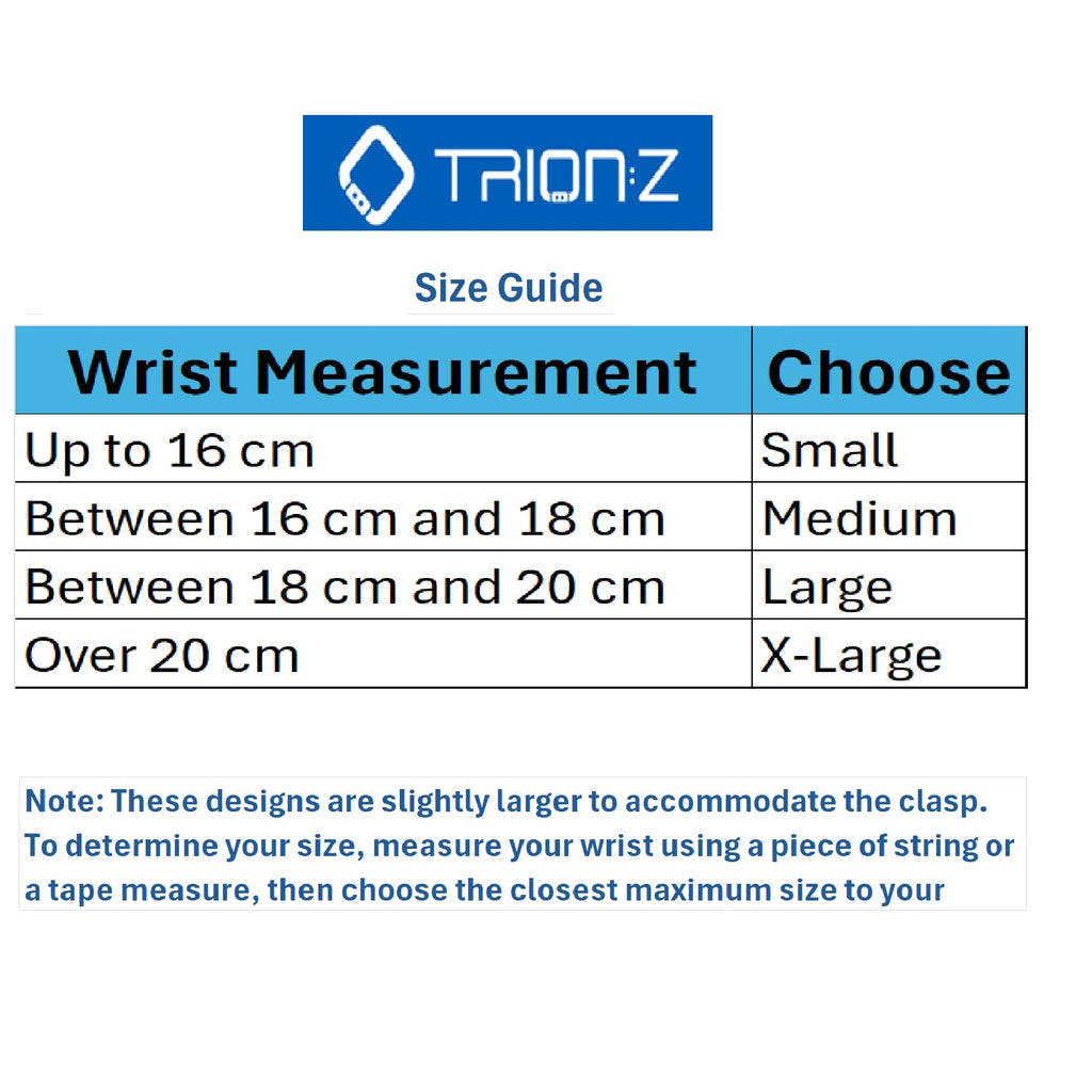Trion:Z Zen Loop Duo Magnetic Bracelet – Unisex ANSPO Wristband, Indigo