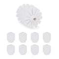 Relaxdays Toilet Brush Replacement Heads | Set of 9 | 12mm Thread | White