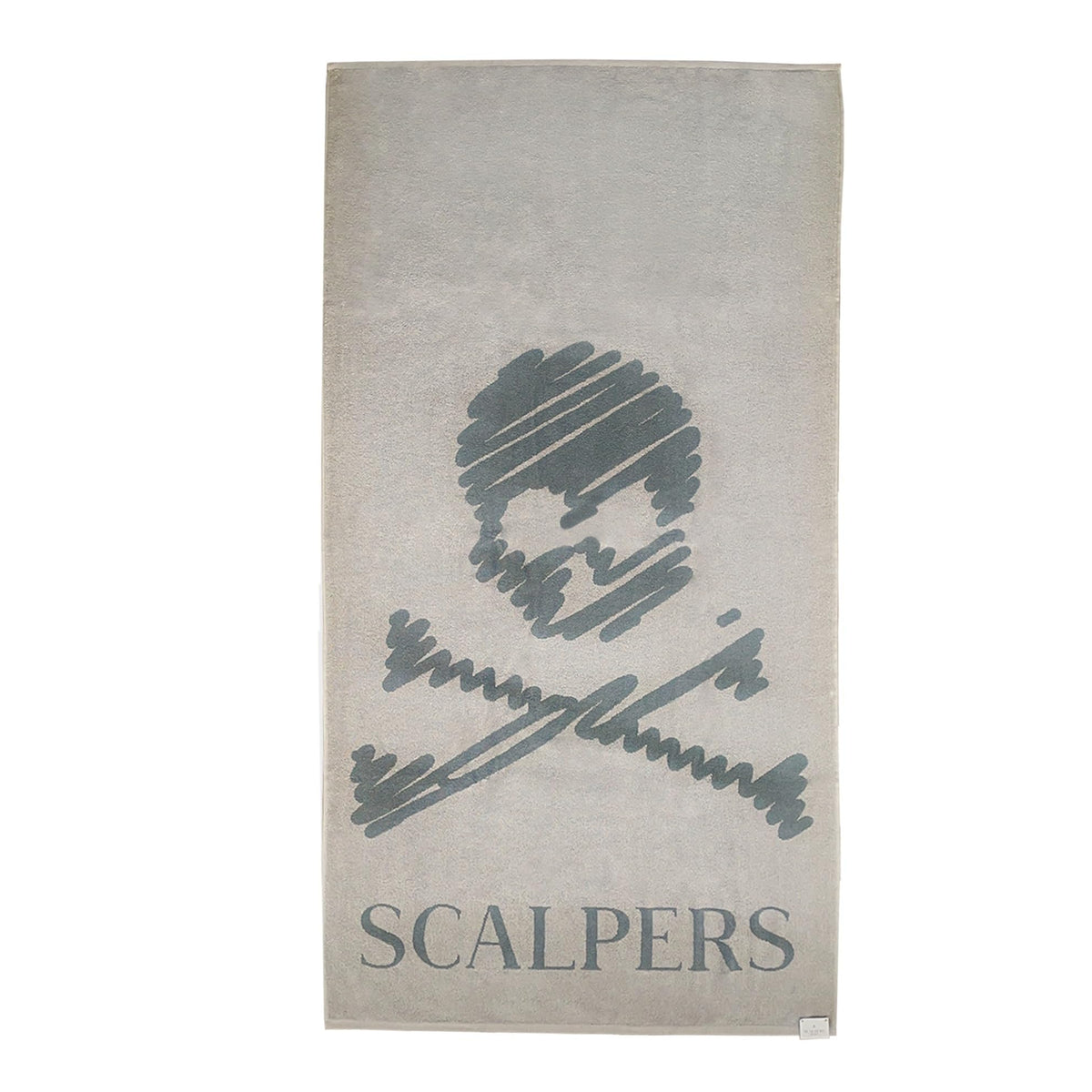 Scalpers Towel 90x180 cm 100% Cotton 500GSM Beige with Logo Home - image 1
