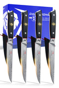 Dalstrong Shogun Series Elite 4-Piece Steak Knives Set – Damascus Steel