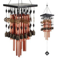 30" Memorial Wind Chimes – 28 Tubes & 16 Copper Bells, Bronze