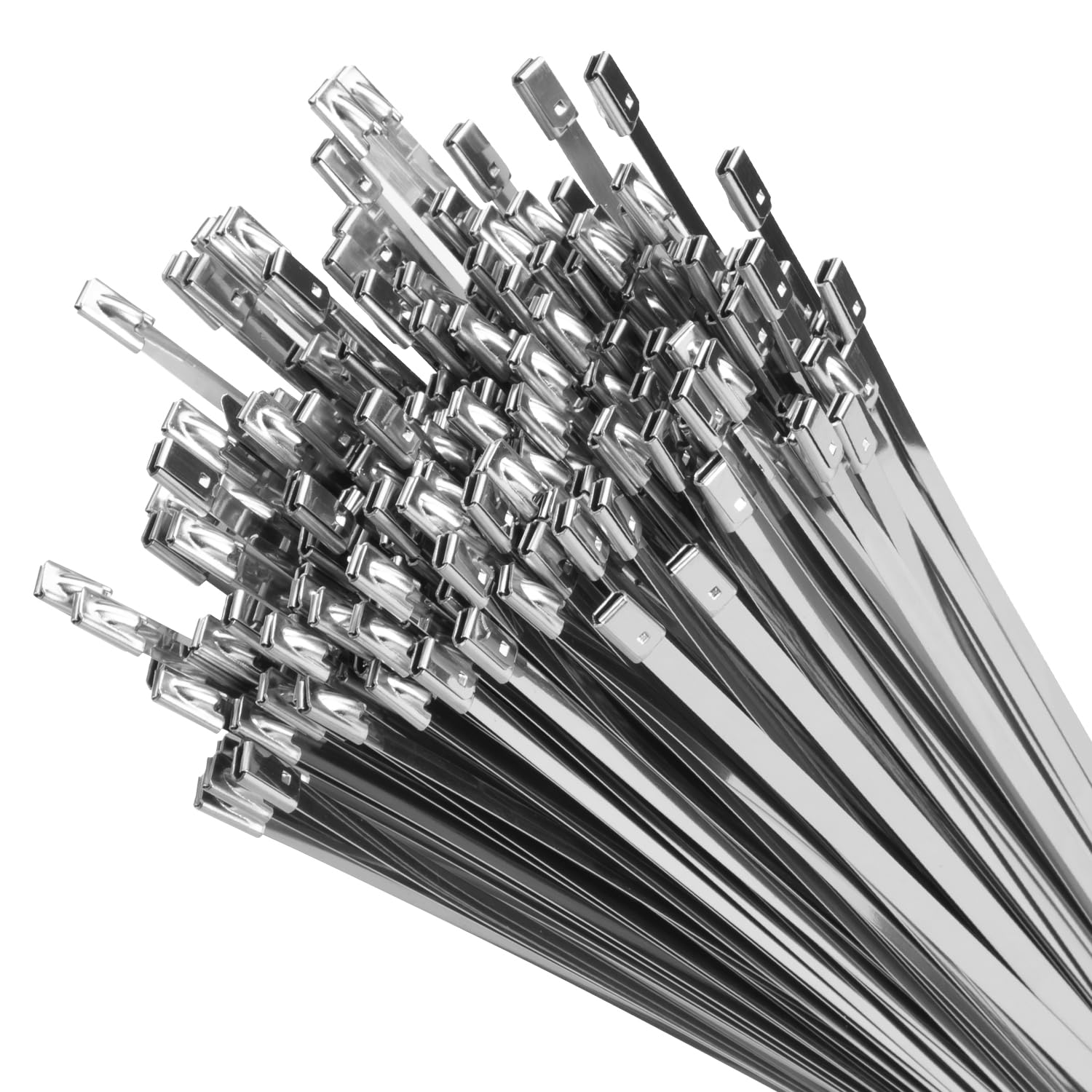 XINGO 304 Stainless Steel Heavy Duty Cable Ties | 200 Pack, 300mm