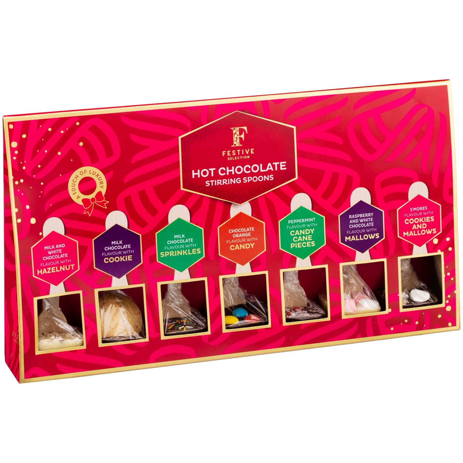 Hot Chocolate Stirrers Gift Set | 7 Assorted Flavours