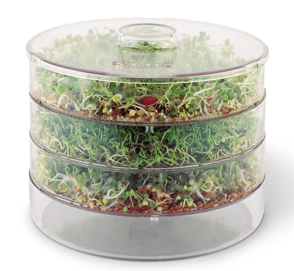 Rapunzel BioSnacky Germinator – 3-Tier Seed Sprouter for Organic Sprouts