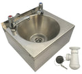 Jolof Store Stainless Steel Hand Wash Basin Sink with Lever Taps
