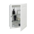American Pride Recessed Medicine Cabinet – White Steel Raised Panel 16x20