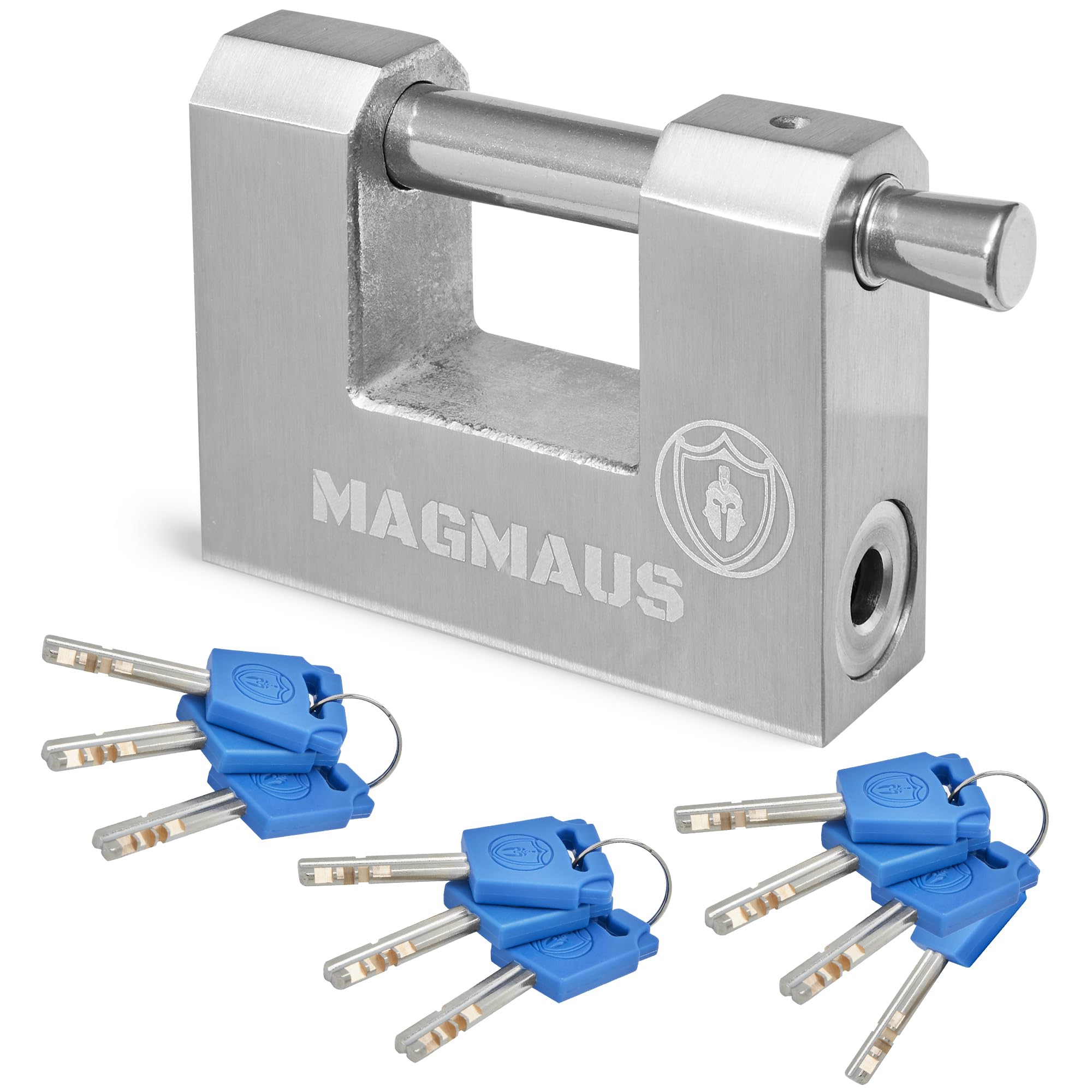 Magmaus RTX70 Heavy Duty Shipping Container Padlock | Stainless Steel