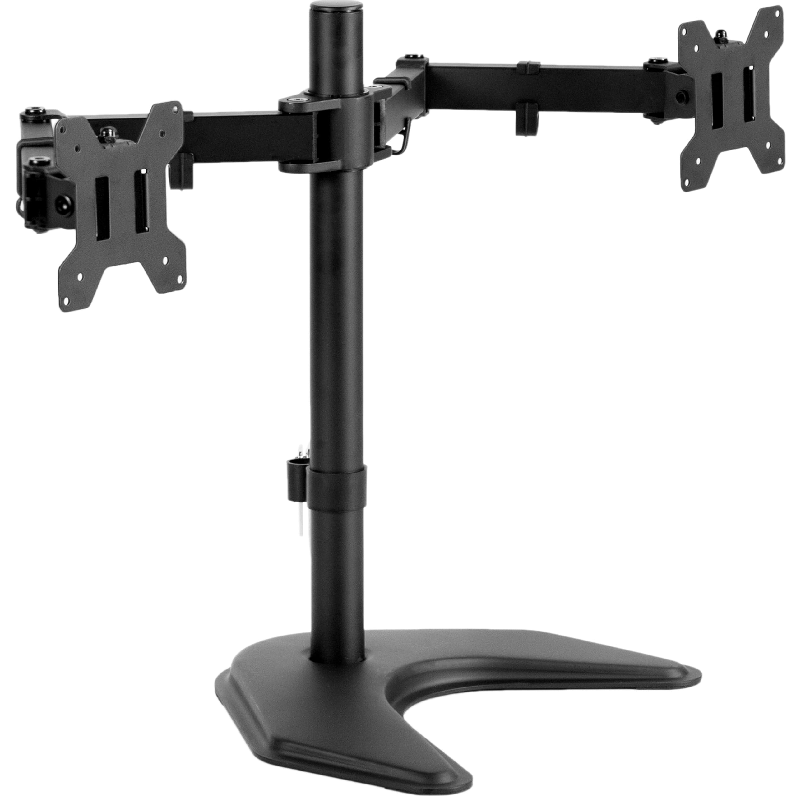 VIVO Dual Monitor Desk Stand – Heavy-Duty Free-Standing Mount for 27"