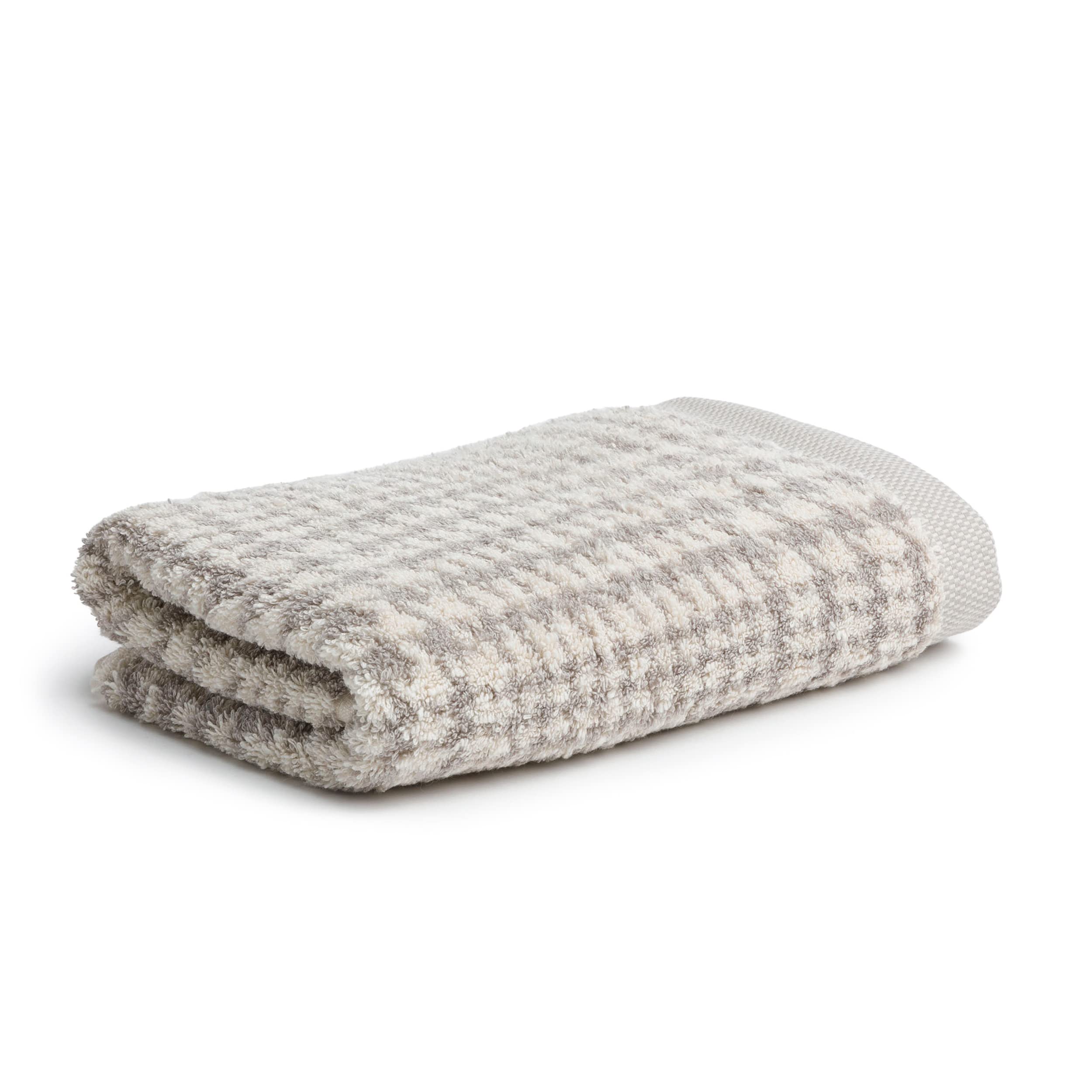 möve Handtuch – Luxus Bouclé aus Baumwolle & Leinen, Nature/Cashmere