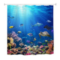 Ocean Fish Shower Curtain | Waterproof Polyester, 180x180cm