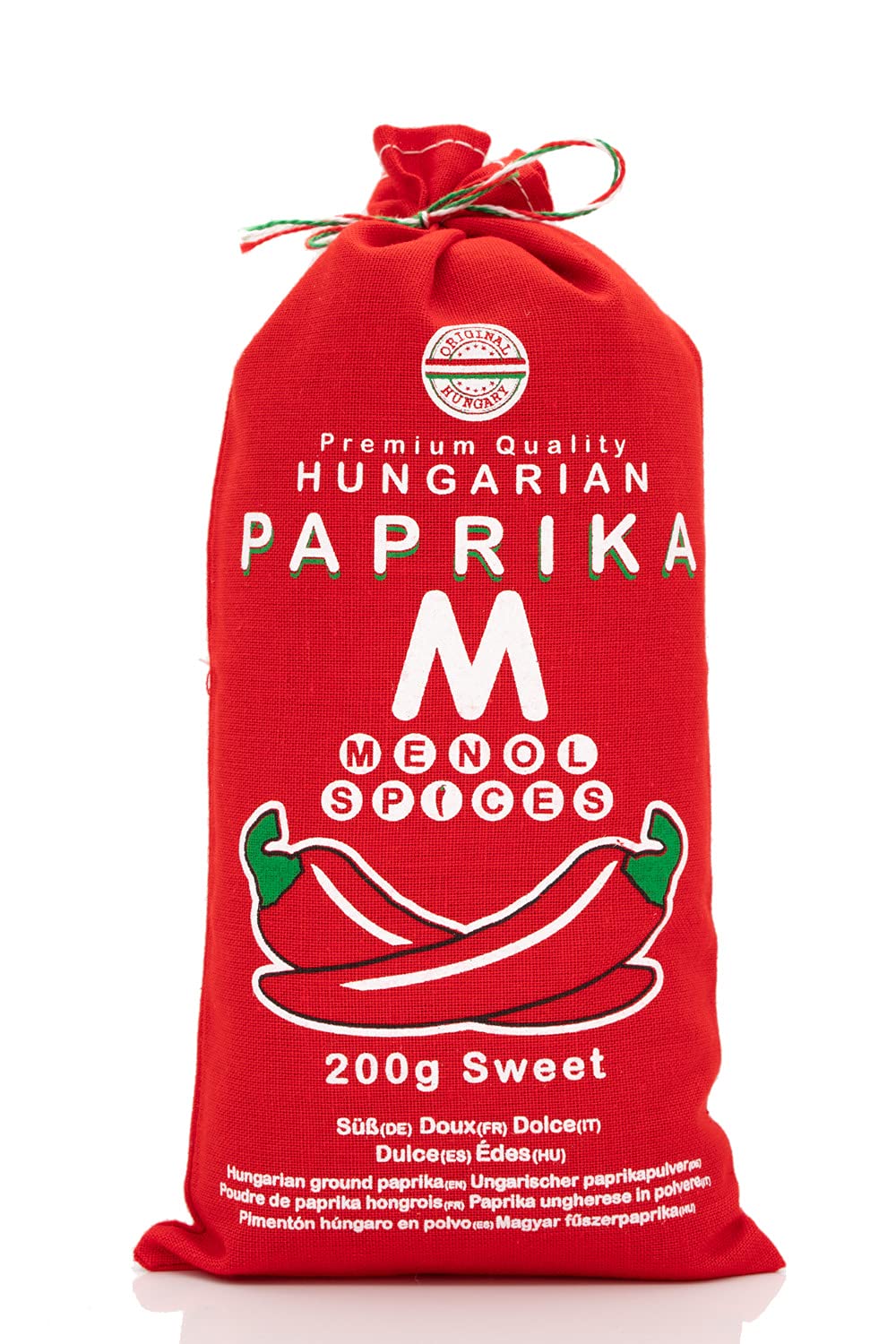 Menol Spices Authentic Hungarian Sweet Paprika Powder - Szeged, 200g