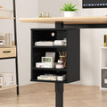 IBUYKE Under Desk Storage Cabinet Clamp on Desk Legs Shelf UTMZ012B