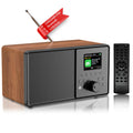 Jolof Store DAB/DAB+ FM Digital Radio - Retro Wood Grain Bluetooth