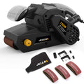 Jellas 750W Belt Sander | Variable Speed Bench Sander with 10 Belts