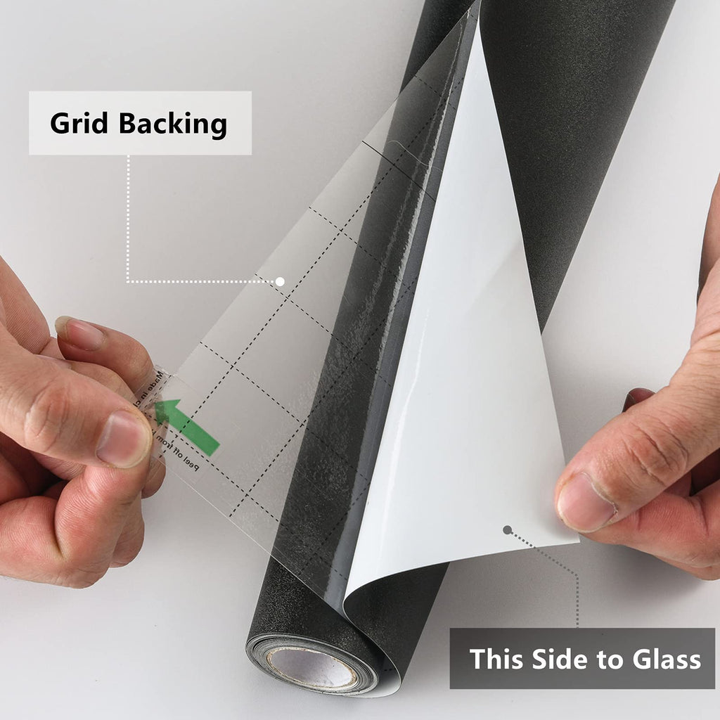 FEOMOS Total Blackout Window Film – Heat Resistant Static Cling 60x300cm