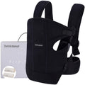 Bebamour Ergonomic Baby Carrier Front and Back with 2 Shoulder Bibs, Black