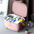 Medicine Storage Box – Large 2-Layer Childproof First Aid Kit