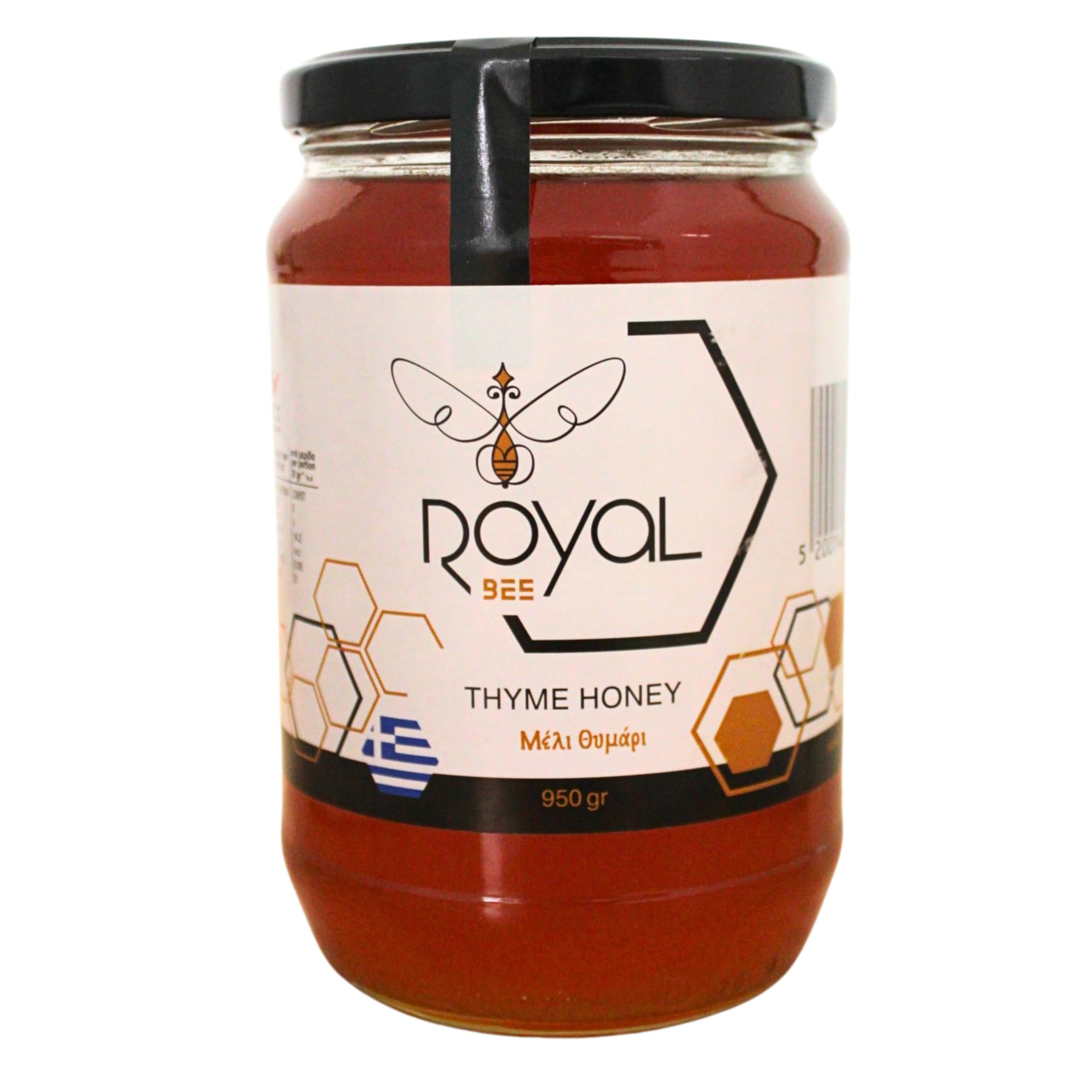 Royal Bee Greek Thyme Honey – 100% Natural Raw Superfood, 950g