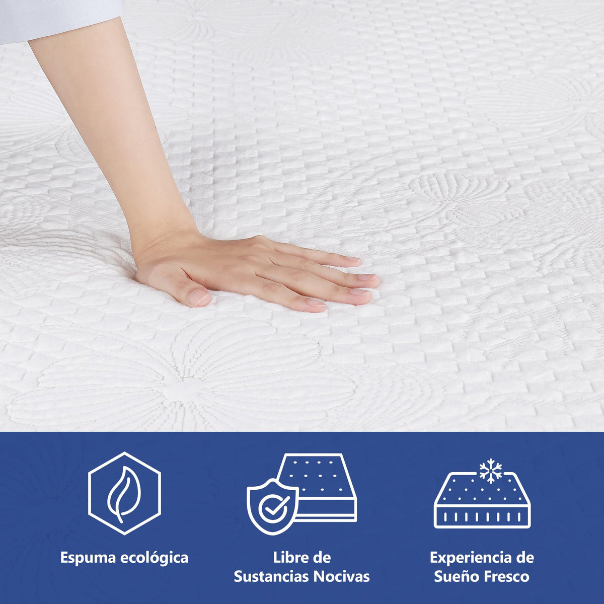 Olee Sleep 20cm Ventilated Convolution I-Gel Memory Foam Mattress / 3 Layered / 90 x 20cm / Twin/White - image 4