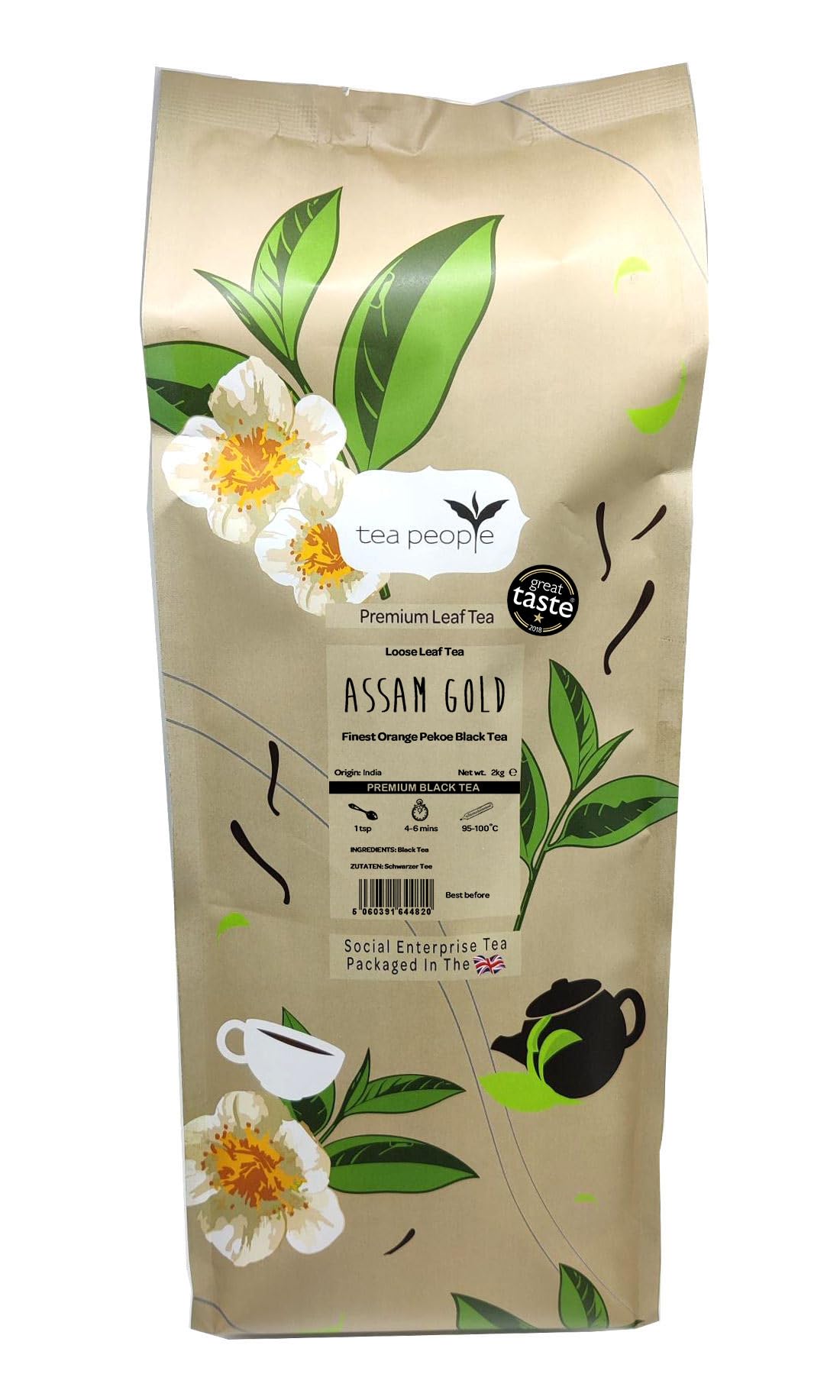 Assam Gold Loose Leaf Black Tea - Premium 2kg Pack