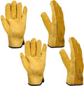 Xndryan Thorn Proof Gardening Gloves – 2 Pairs Heavy Duty Leather Safety