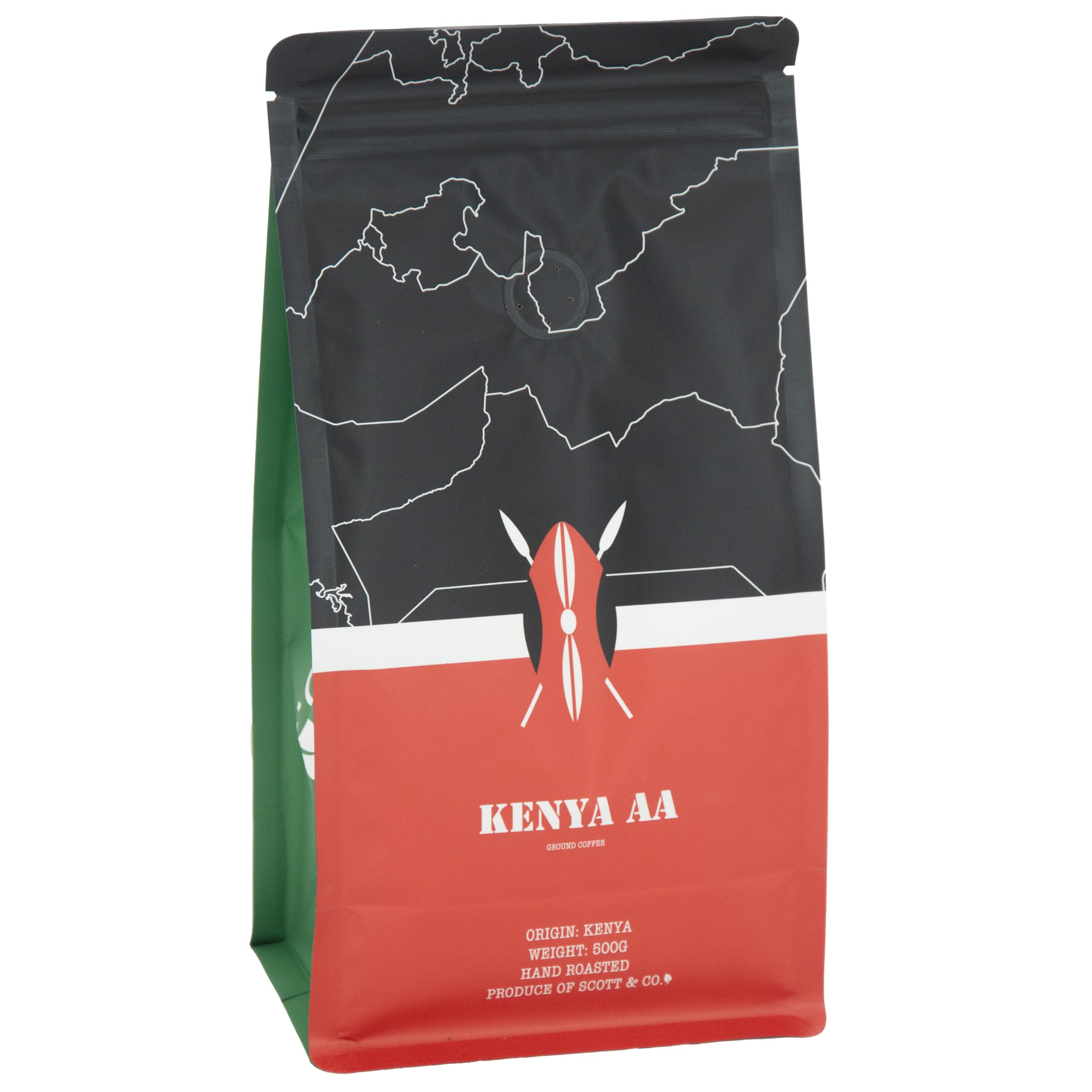 Scott&Co. Kenyan AA Ground Coffee | Medium Roast Single Origin - 500g