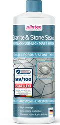 PLINTEX Stone Sealer 1L | Water-Based Impregnator for Sandstone & Granite