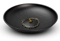 Monarch Rain Chains 15" Hand Hammered Anchoring Basin | Matte Black