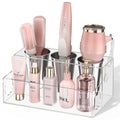 NIUBEE Acrylic Hair Tool Organizer | 3 Steel Cup Hot Tool Holder & Caddy