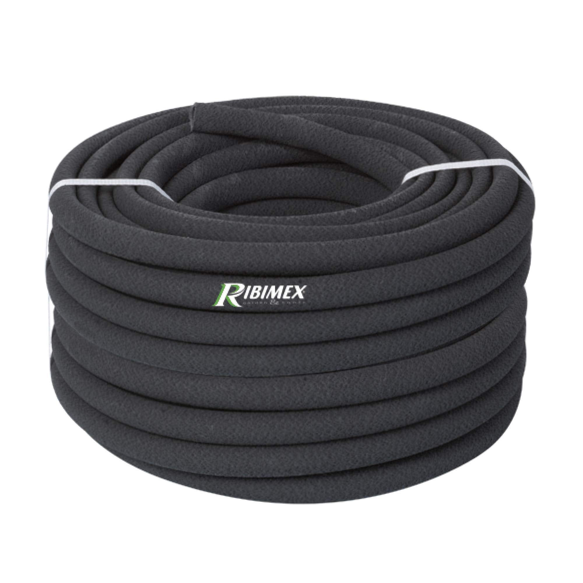 Ribimex Porous Drip Irrigation Soaker Hose – 50m Black Garden Tube