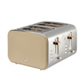 Swan Nordic 4 Slice Toaster – 1500W with 6 Browning Levels, Oatmeal