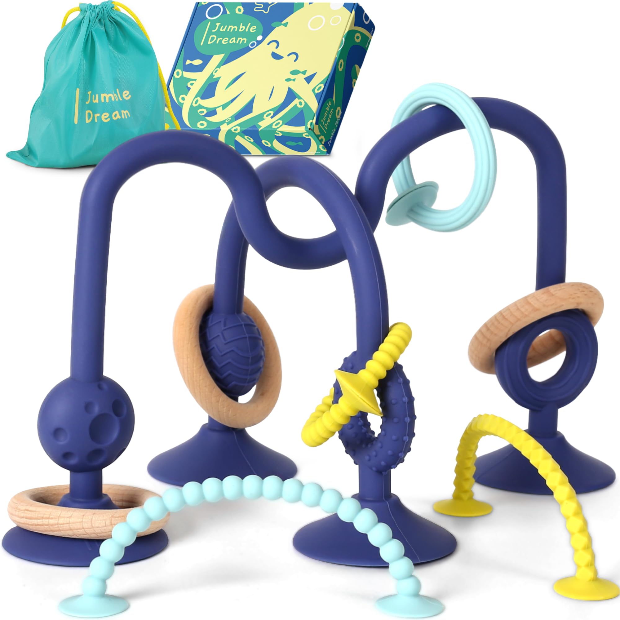 Baby Teething Toy – Sensory Suction High Chair Teether