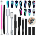 Allstarry 10pcs Cat Eye Nail Magnet Tool Set – Strong Suction Wand & Pen