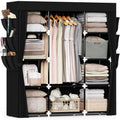 Mavivegue Fabric Wardrobe, 45 x 150 x 161 cm Portable Wardrobe