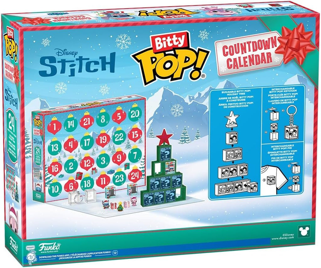 Funko Bitty Pop! Disney Stitch Holiday Advent Calendar – 24 Mini Figures