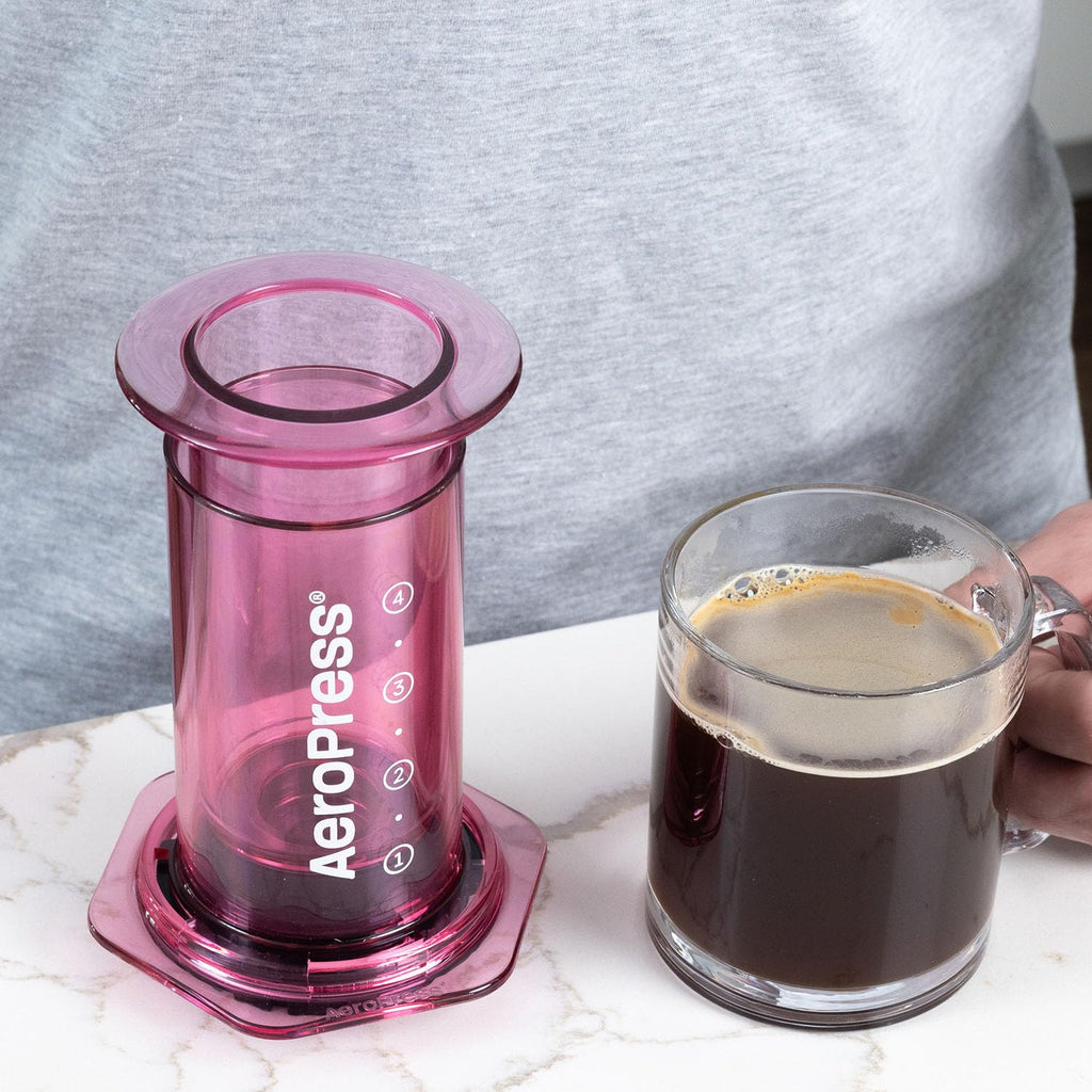 AeroPress Clear Coffee Press – Shatterproof Tritan 3-in-1 Brewer