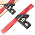 Preciva Combination Square – 12 Inch Adjustable Woodworking Ruler