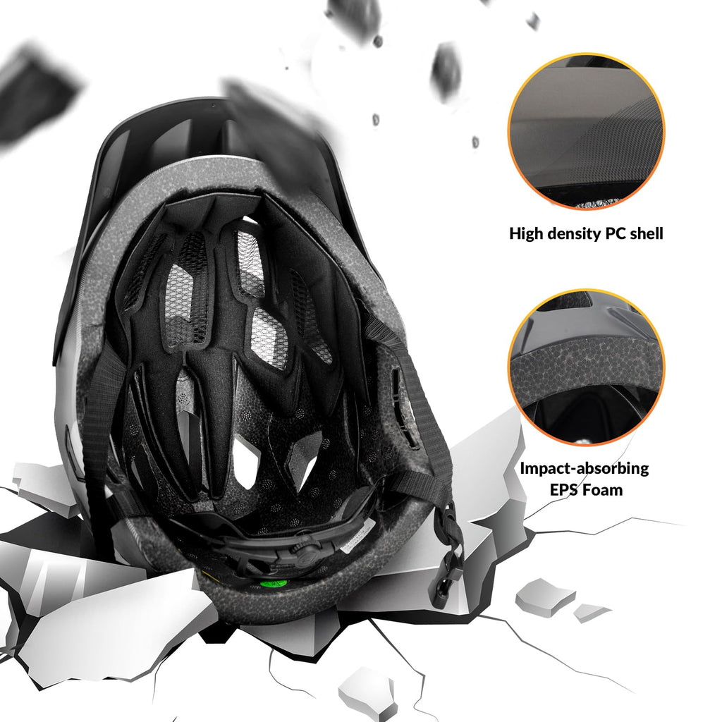 ROCKBROS Kids Full Face Bike Helmet | 2-in-1 Detachable Safety Gear