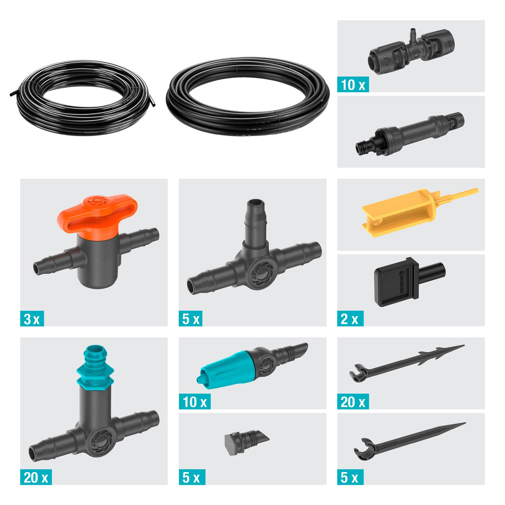Gardena Micro-Drip-System Terrace Irrigation Set - 30 Plants Starter Kit