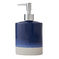 SKL Home Alanya Blue Ceramic Lotion Dispenser | Modern Soap Pump