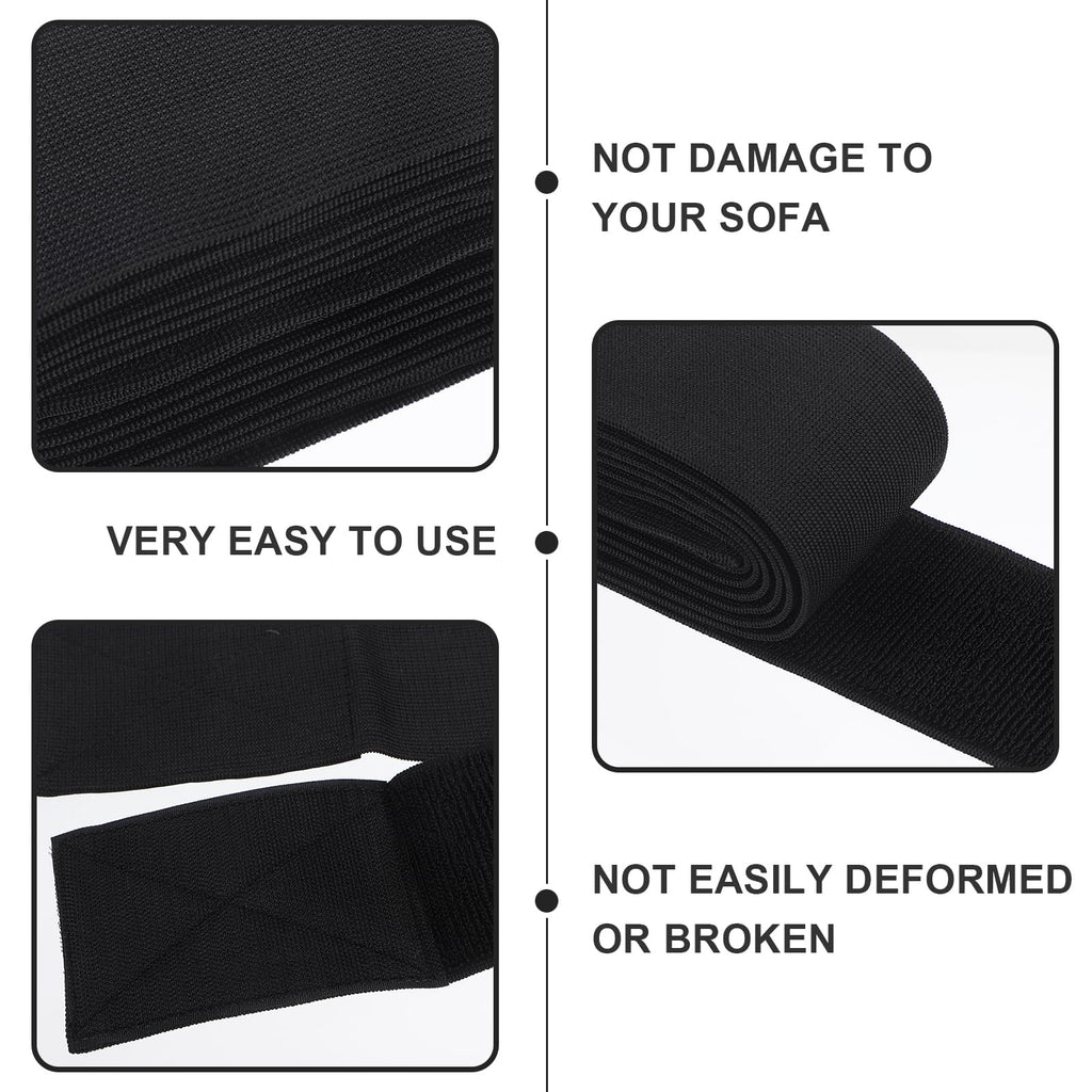 Cabilock Blockers for Under Sofa and Bed, Adjustable Under Sofa Blocker Gap Bumper to Keep Pet Things from Going Sliding Under Couch Furniture - image 2