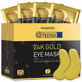 Maskiss 24K Gold Under Eye Patches - Collagen & Hyaluronic Acid (25 Pairs)