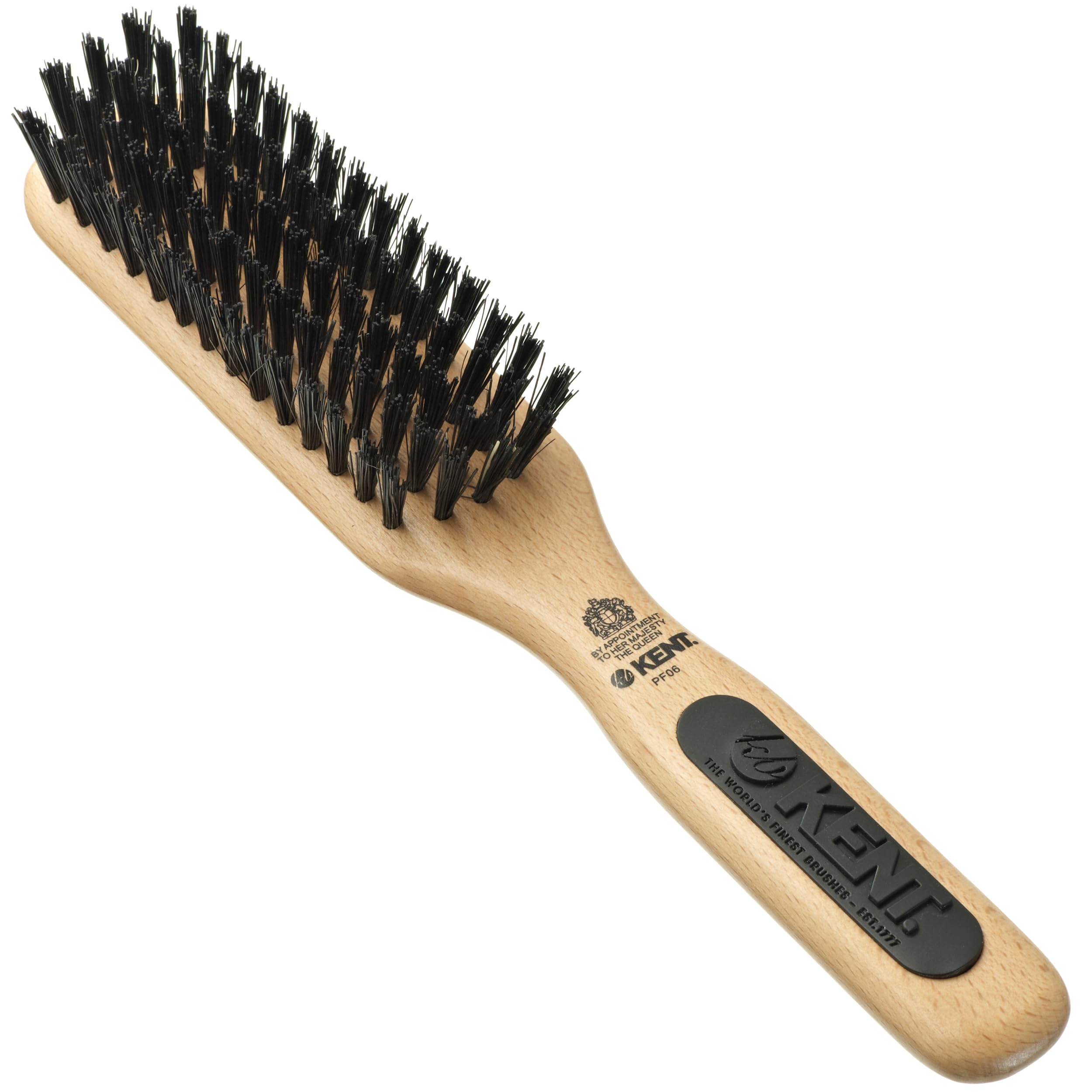 Kent Brushes PF06 Smoothing Hairbrush – Bristle & Nylon for Short Hair