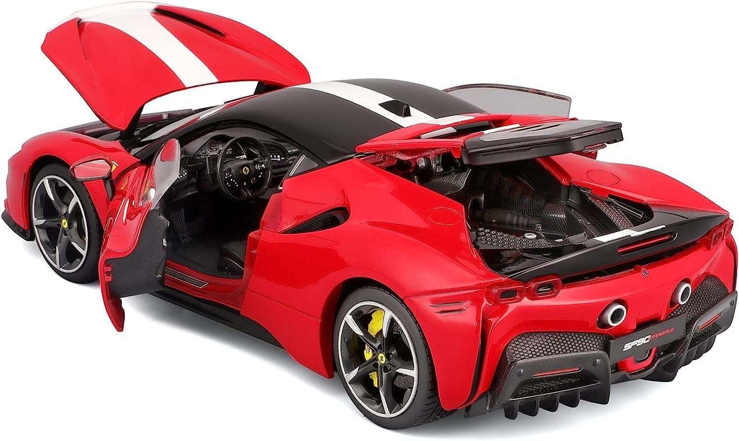 Bburago Ferrari SF90 Stradale Die-Cast Model Car – 1:18 Scale Replica