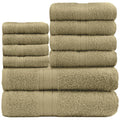 GC Gaveno Cavailia 10 Piece Cotton Towel Bale Set - 450 GSM Mocha