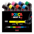 Posca MOP'R PCM-22 Paint Markers | XXL Round Tip Art Pens | Set of 8