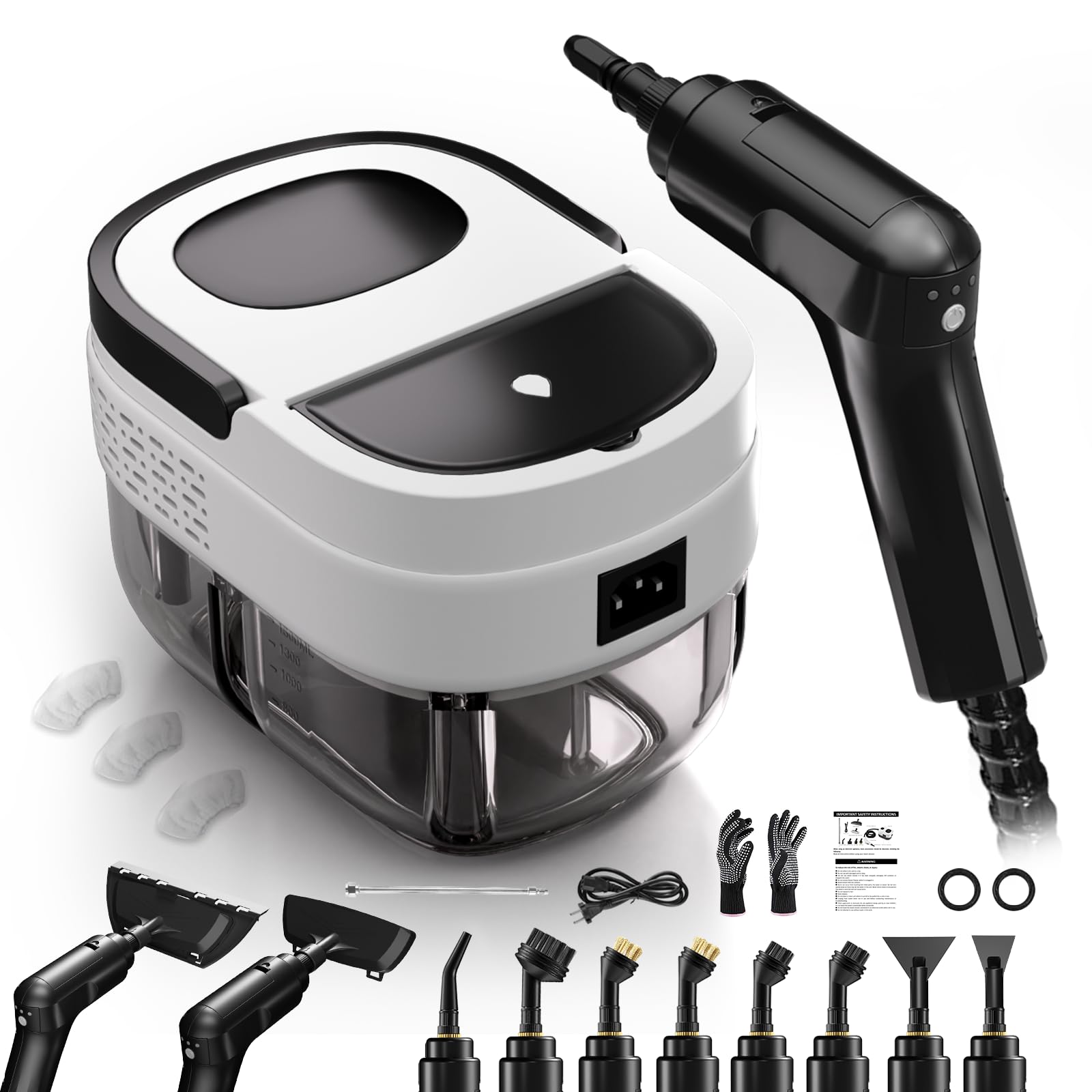 Handheld Steam Cleaner – Portable 3-Grade Adjustable Steamer