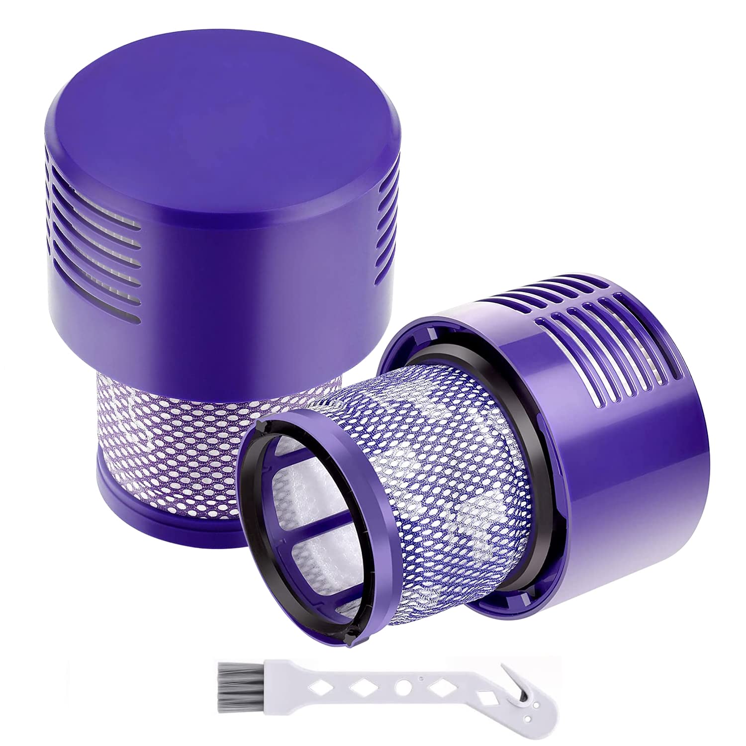 Dyson V10 Replacement HEPA Filters for SV12 & Cyclone Series – 2 Pack