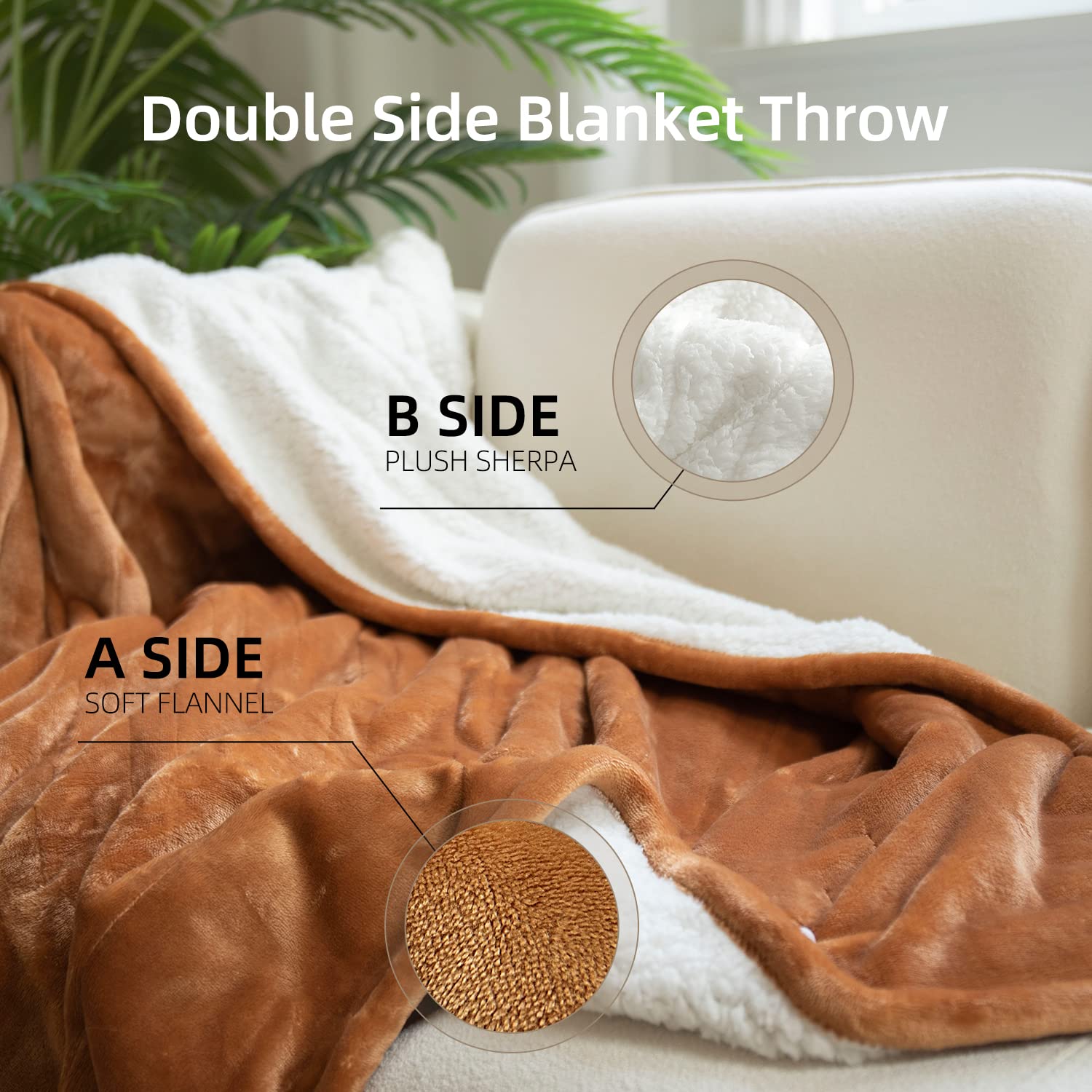 GOTCOZY Heated Blanket Electric Throw – Silky Plush 130x160cm (Green)