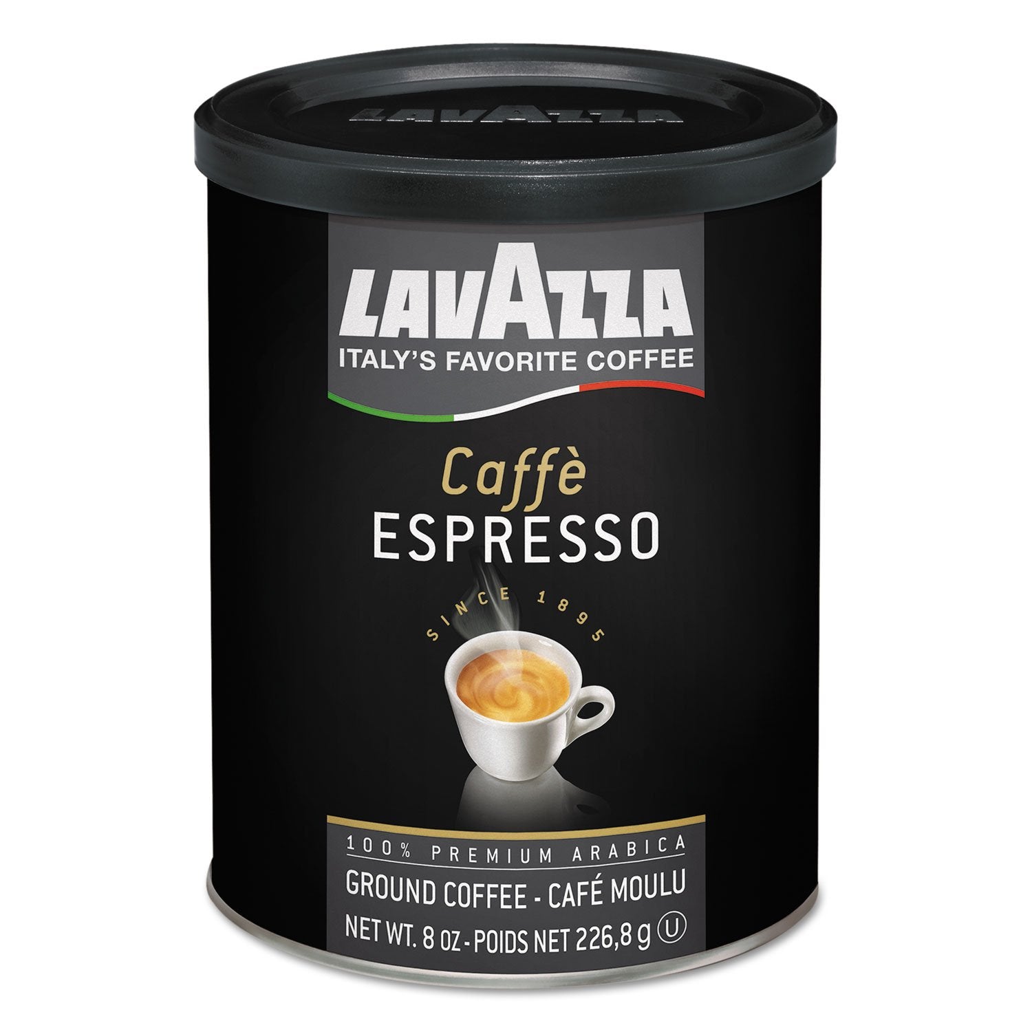 Lavazza Caffe Espresso Ground Coffee - Medium Roast, 8-Ounce Can